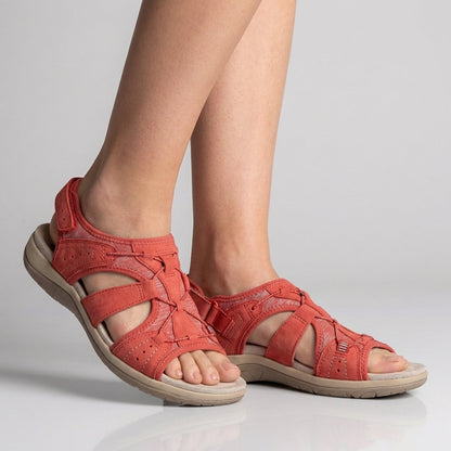 Orthopedic Sandals Adjustable Straps Cut-Out Design