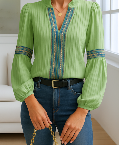 Classic Women's V-Neck Shirt