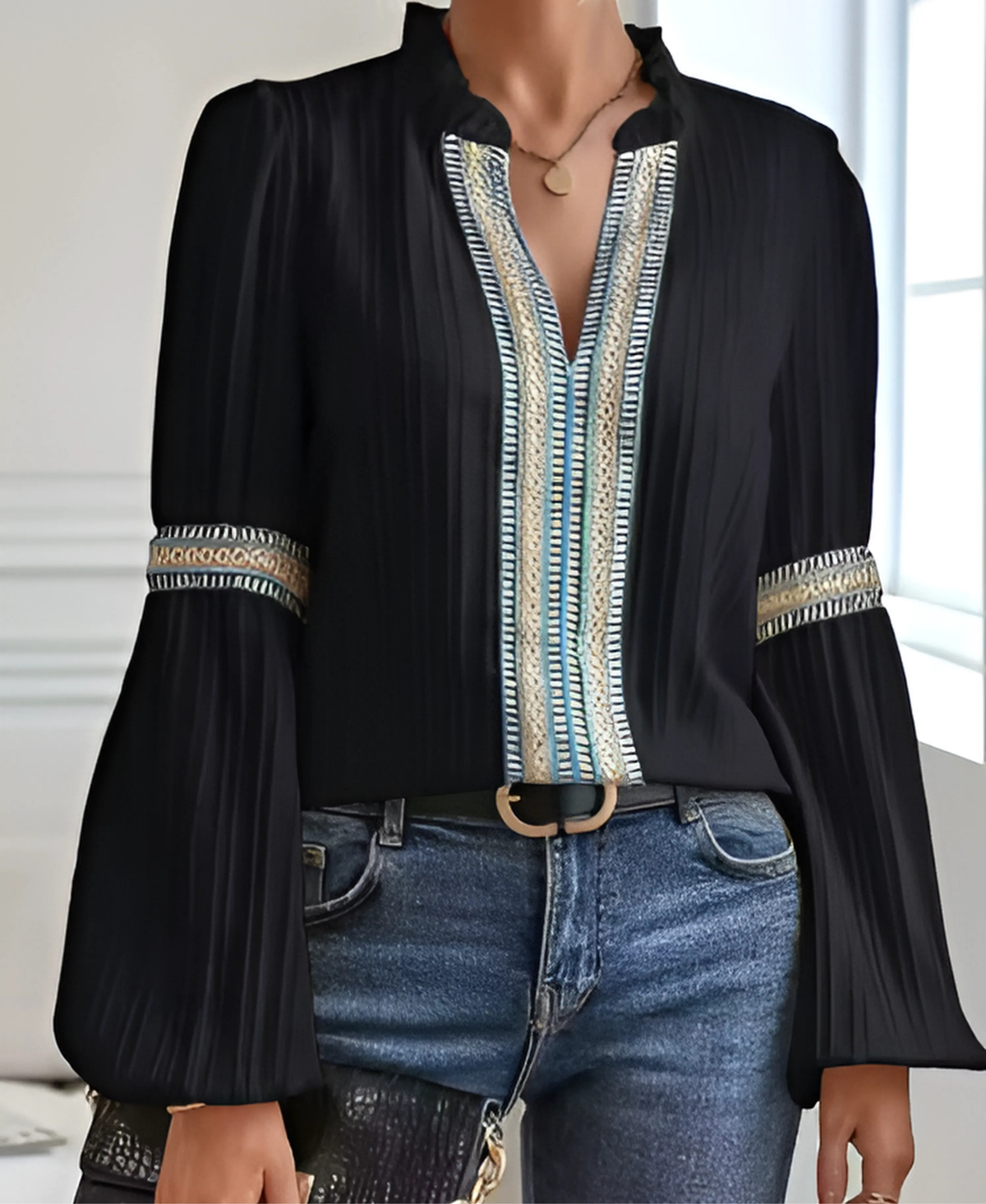 Classic Women's V-Neck Shirt