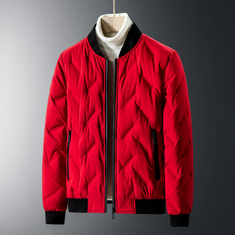 Warm Quilted Down Filled Jacket
