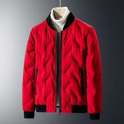 Warm Quilted Down Filled Jacket