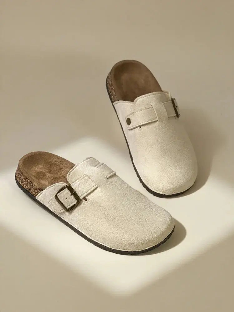 Women's Retro Flat Slippers Comfortable - VibreMode