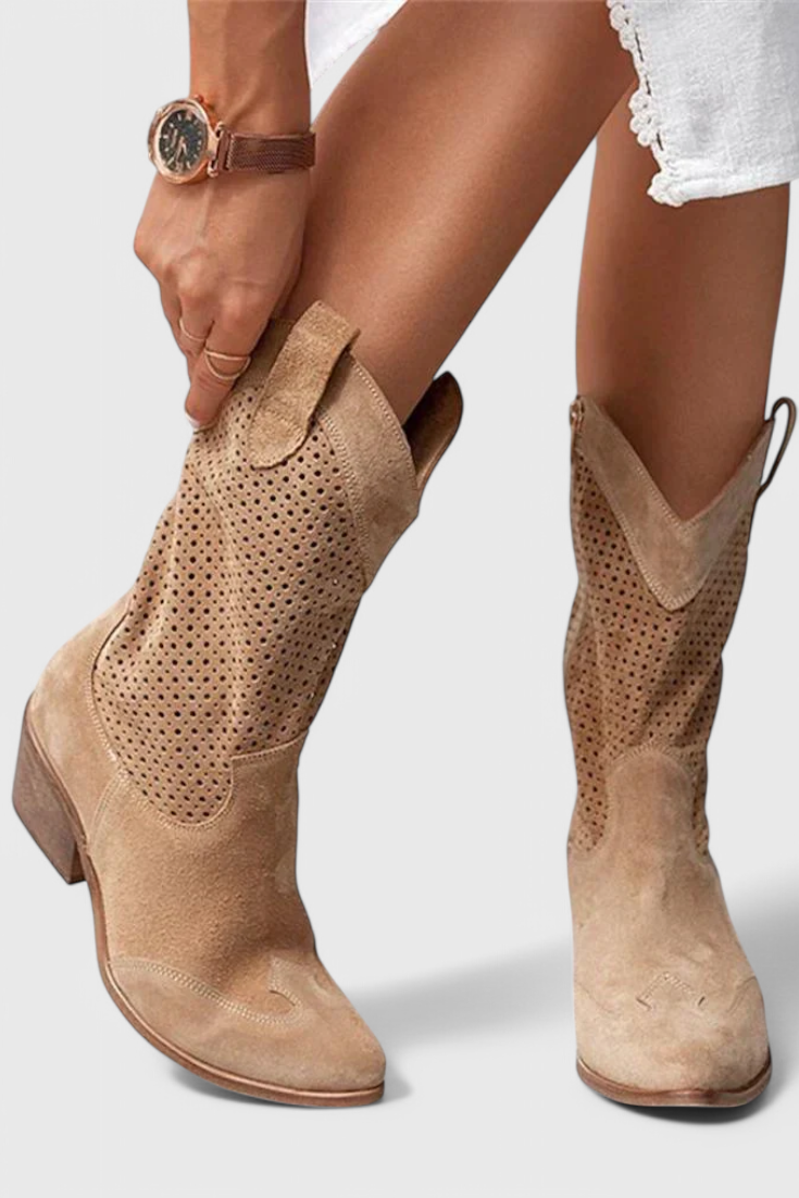 Women's Western Block Heel Boots