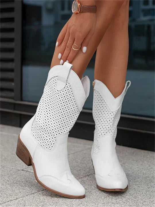Women's Western Cowboy Boots Mid-Calf