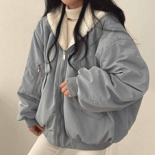 Women's Winter Parka Jacket Warm Lining - VibreMode