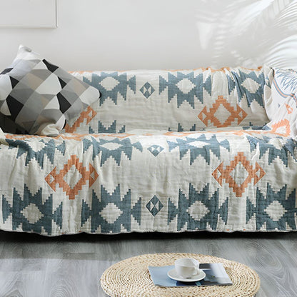 Cotton Reversible Muslin Blanket - VibreMode