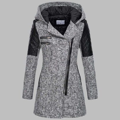 Women's Winter Parka Coat With Hood - VibreMode