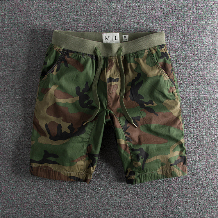 Relaxed Fit Camo Mens Shorts