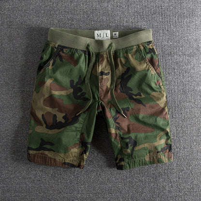 Relaxed Fit Camo Mens Shorts