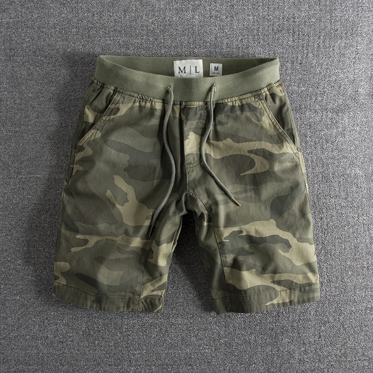 Relaxed Fit Camo Mens Shorts - VibreMode
