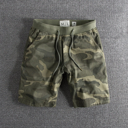 Relaxed Fit Camo Mens Shorts - VibreMode