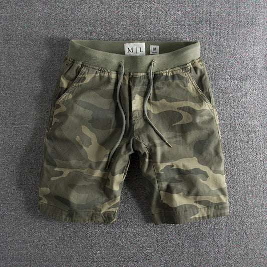 Relaxed Fit Camo Mens Shorts - VibreMode