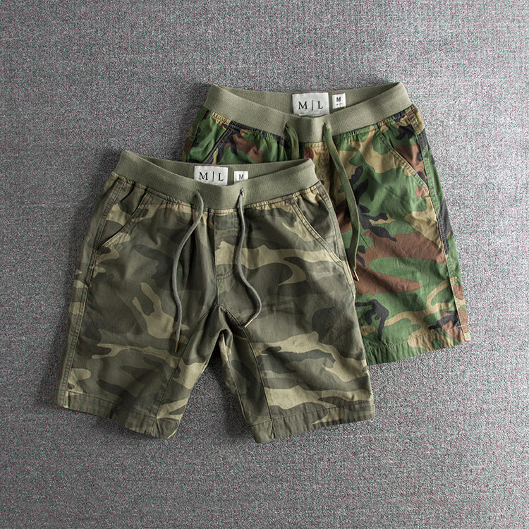 Relaxed Fit Camo Mens Shorts