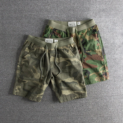 Relaxed Fit Camo Mens Shorts