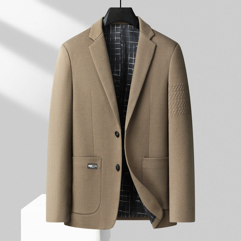 Men's Elegant Jacket Wool Stylish Black