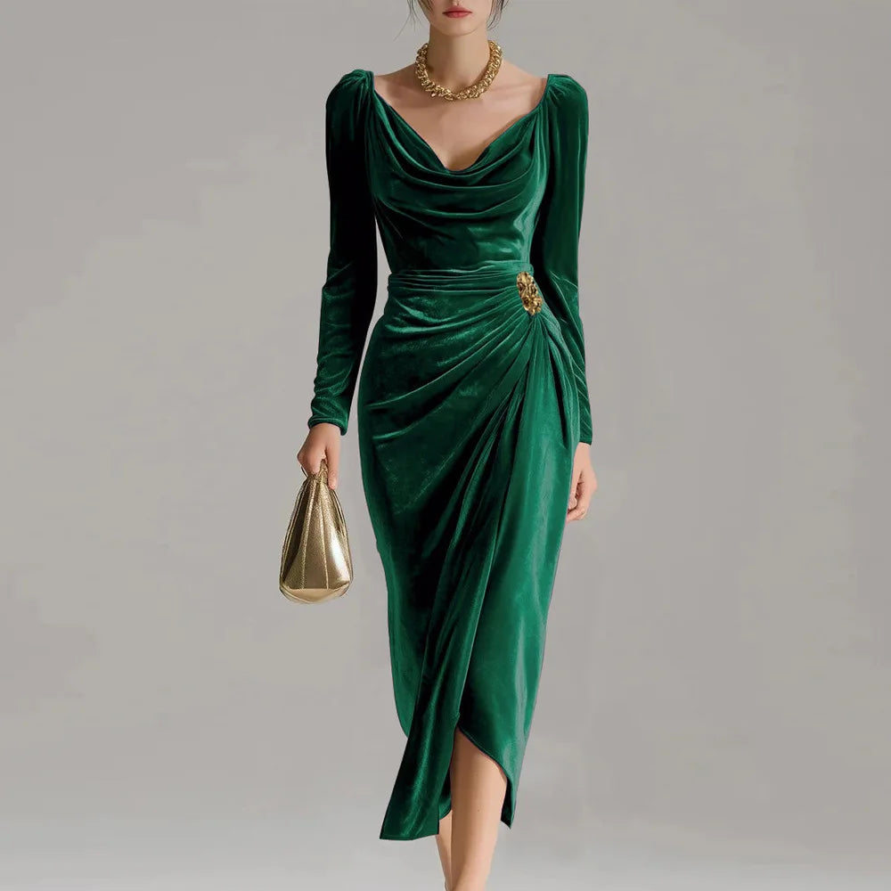 Chic Knee Length Party Dress