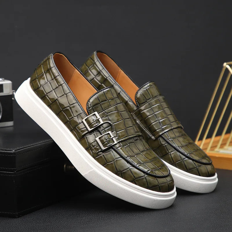 Leather Slip On Shoes