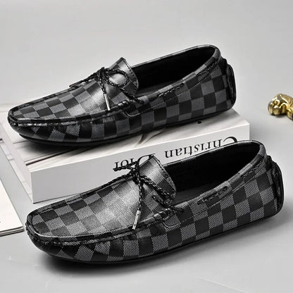 Classic Real Leather Slip On Shoes