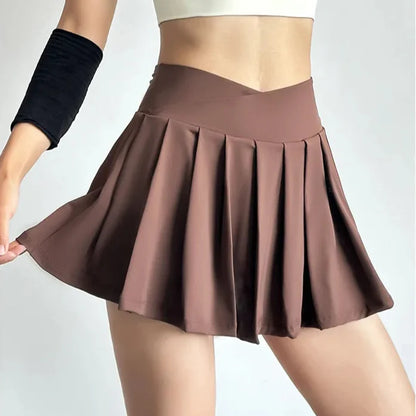 Flirty Gathered Mini Skort