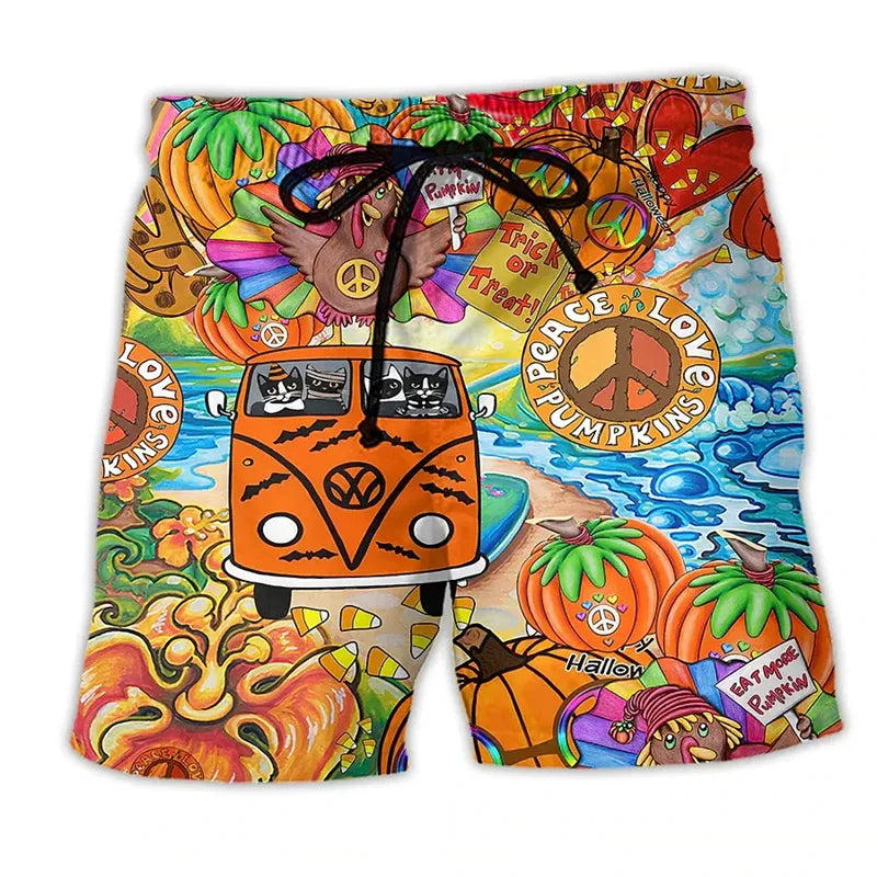 Men's Swim Shorts Bold Color Block