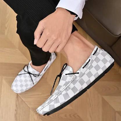 Classic Real Leather Slip On Shoes