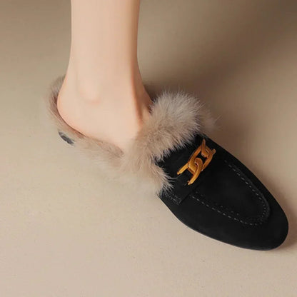 Women's Fur Mules Madona Whisper