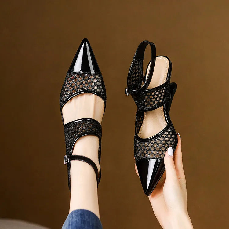 Luxurious Soft Leather Mule Shoes