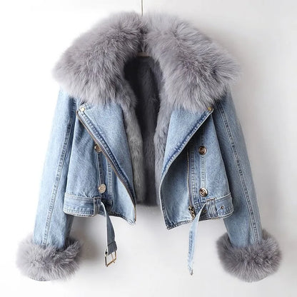 Bertoli Fur Denim Jacket - Jack Hafford
