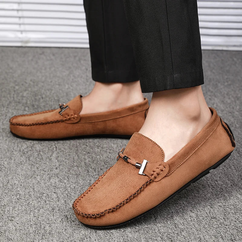 Luxurious Leather Slip On Shoes
