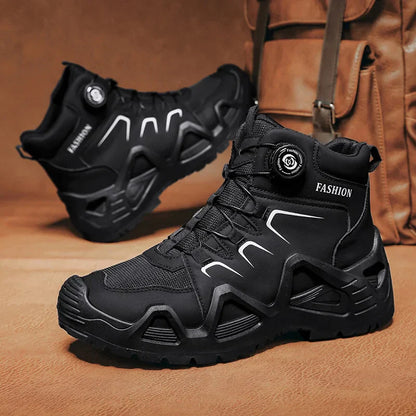 Waterproof Hiking Boots for Men with Durable Leather - VibreMode