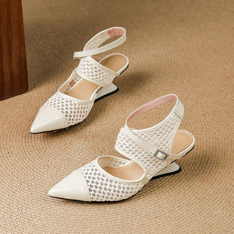 Luxurious Soft Leather Mule Shoes