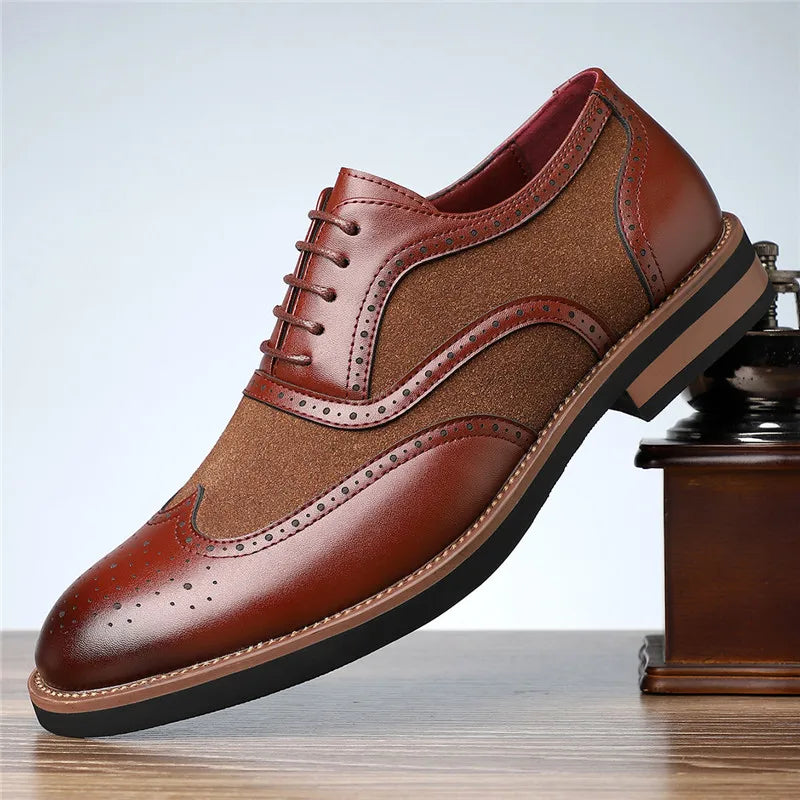 Authentic Leather Oxford Shoes