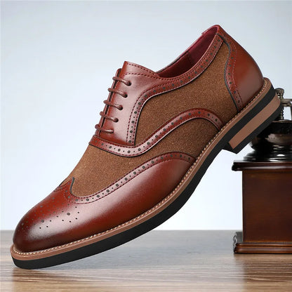 Authentic Leather Oxford Shoes