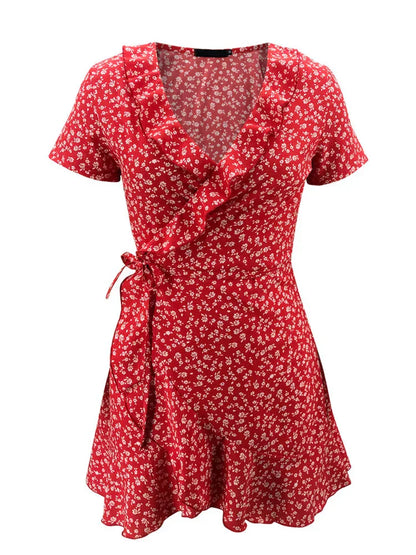 Pretty Floral Midi Dress