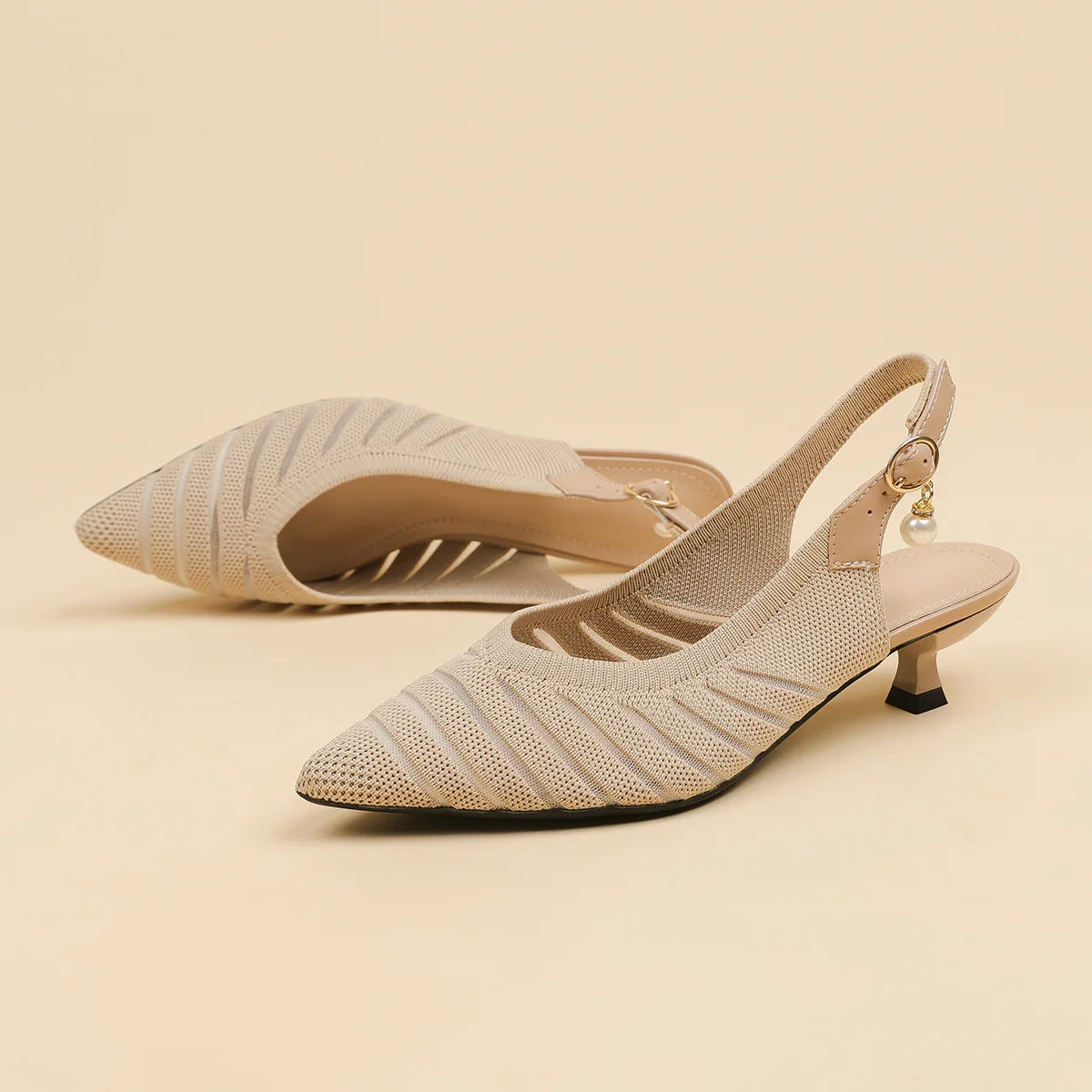 Alba Linea Kitten Heel Sandals - Jack Hafford