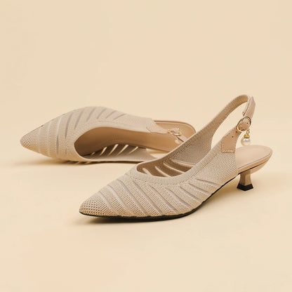 Alba Linea Kitten Heel Sandals - Jack Hafford