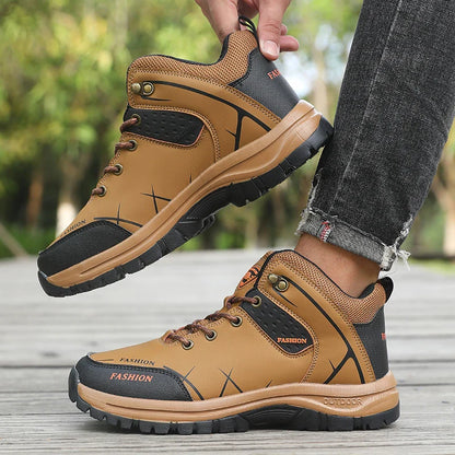 Waterproof Hiking Boots for Men Anti Slip Trail Shoes