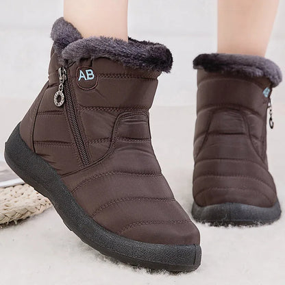Women's Winter Snow Boots Comfortable Insulated Black