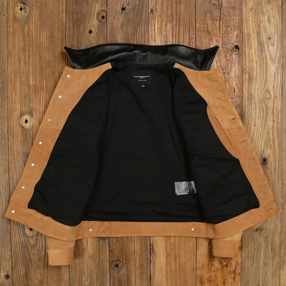Soft Suede Leather Jacket