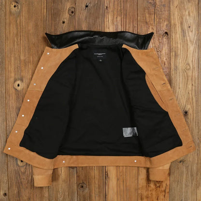 Soft Suede Leather Jacket