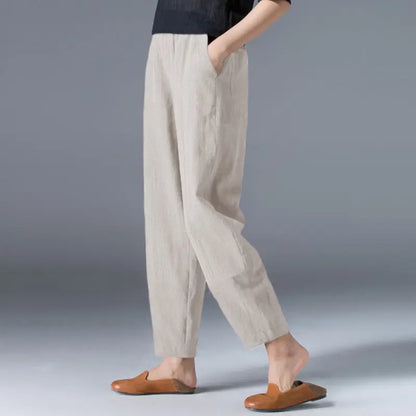Women's Cotton Tapered Pants