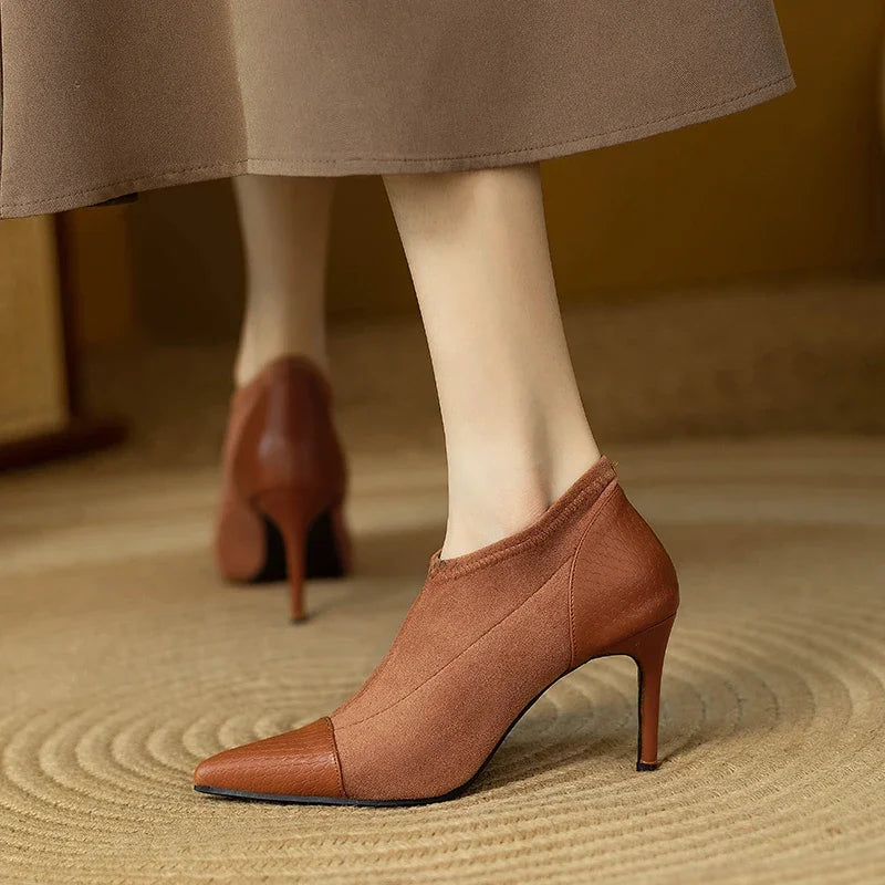 Luxury Genuine Leather High Heels