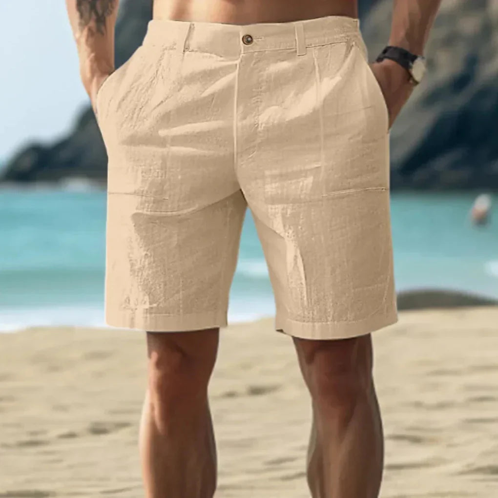 Men's Linen Casual Shorts