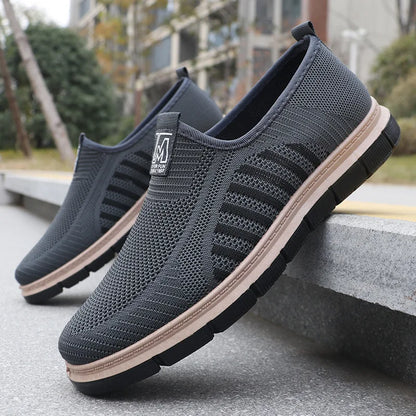 Men's Mesh Slip-On Sneakers Lightweight Breathable