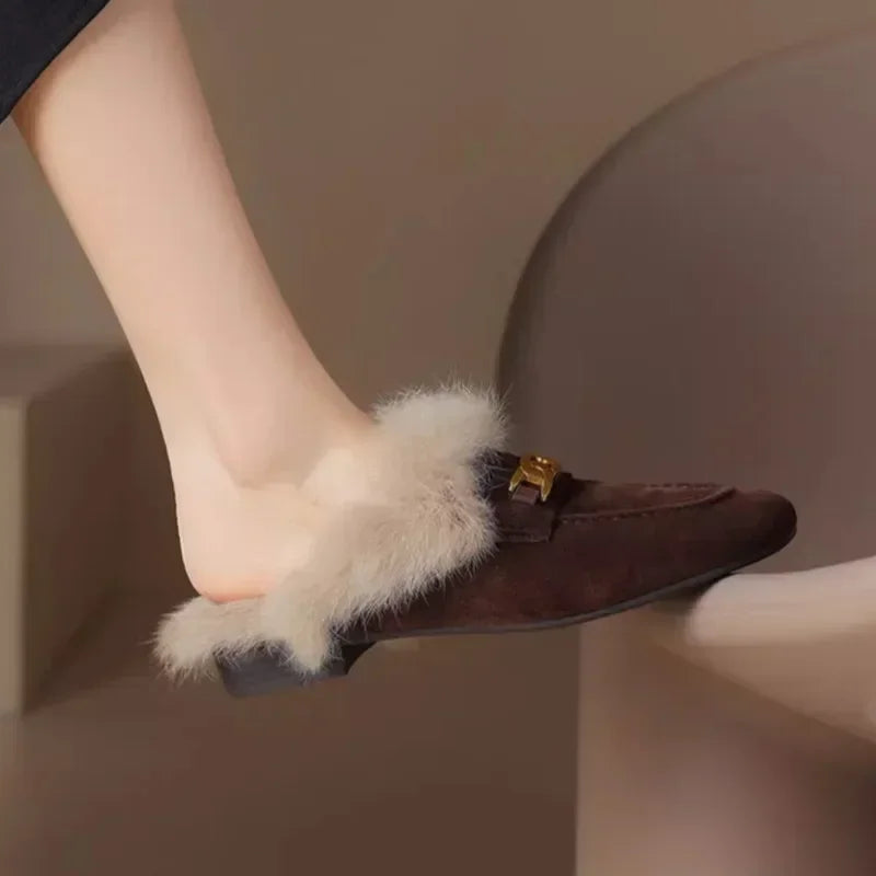 Women's Fur Mules Madona Whisper