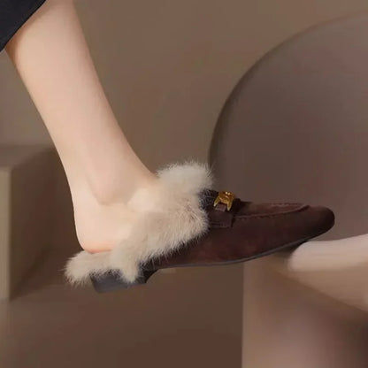 Women's Fur Mules Madona Whisper