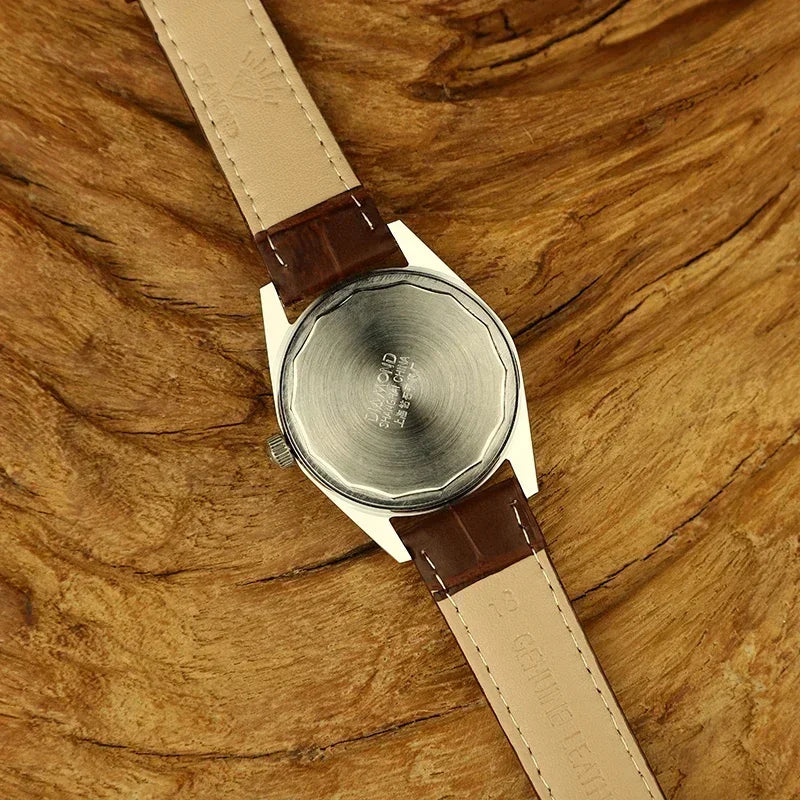 Classic Leather Wrist Watch