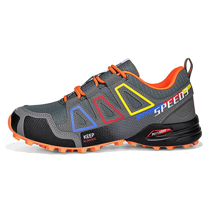 Comfortable Bike Shoes for Men Non-Slip Hiking Sneakers