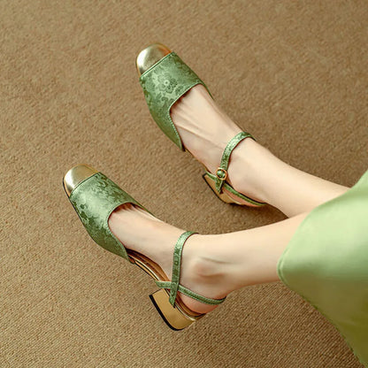 Elegant Low Heel Sandals