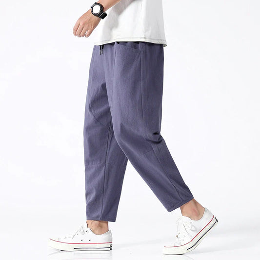 Men's Cropped Pants Kyoto Style Gerald - VibreMode